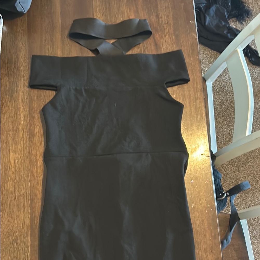 Elegant Black Off-Shoulder Dress